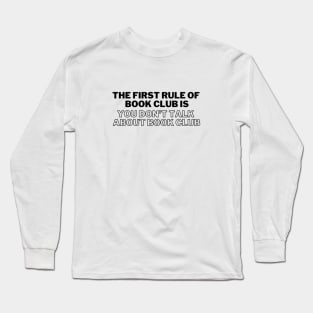 Tyler Durden's Book Club Long Sleeve T-Shirt